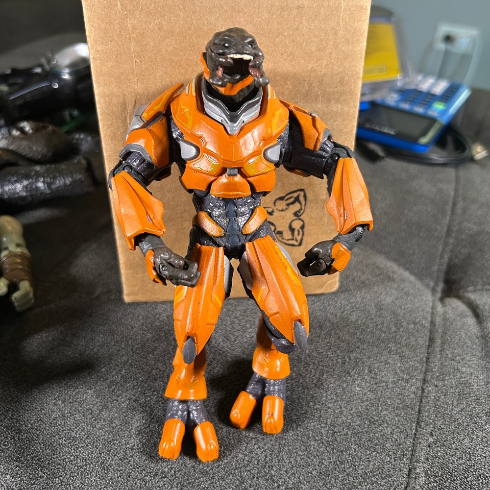 2011 HALO Reach Series 2 Orange Elite Officer Figure McFarlane Toys